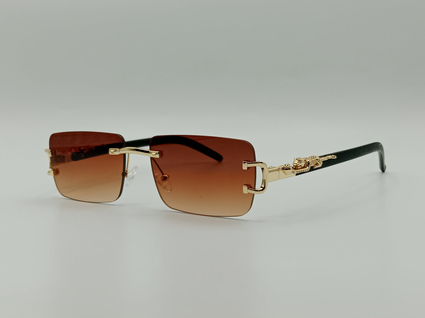 Fashion Rimless Top Trendy Sunglasses 2678